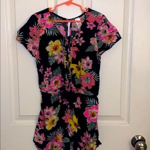Girls Justice Floral Romper